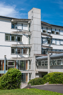 Internat : détail de la façade antérieure. © Région Bourgogne-Franche-Comté, Inventaire du patrimoine