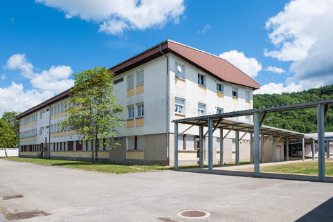 Internat : façade postérieure. © Région Bourgogne-Franche-Comté, Inventaire du patrimoine