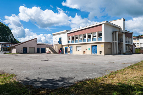 Restauration, bâtiment initial, vue de trois quart arrière. © Région Bourgogne-Franche-Comté, Inventaire du patrimoine