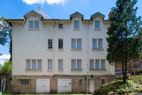 Chalet  Colette : façade postérieure de l'aile ouest. © Région Bourgogne-Franche-Comté, Inventaire du patrimoine