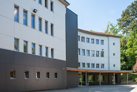 Externat : aile ouest , façade antérieure. © Région Bourgogne-Franche-Comté, Inventaire du patrimoine