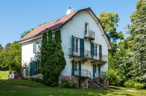  Pavillon du proviseur, vue trois quart. © Région Bourgogne-Franche-Comté, Inventaire du patrimoine