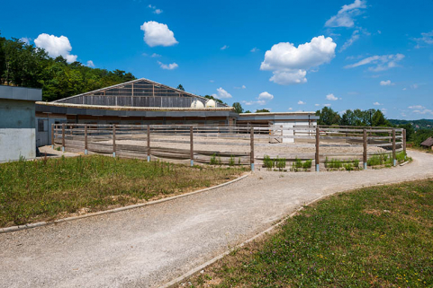  Centre équestre :  paddock, vue générale. © Région Bourgogne-Franche-Comté, Inventaire du patrimoine