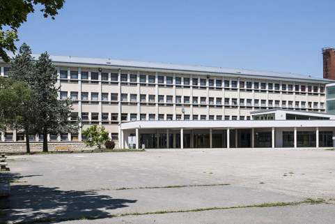  Vue de la façade postérieure de l'internat. © Région Bourgogne-Franche-Comté, Inventaire du patrimoine