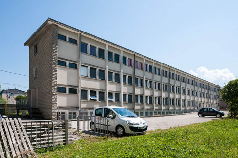 Façade postérieure de l'externat, ancien GRETA © Région Bourgogne-Franche-Comté, Inventaire du patrimoine