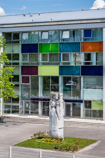 Sculpture 1% artistique : vue générale  © Région Bourgogne-Franche-Comté, Inventaire du patrimoine
