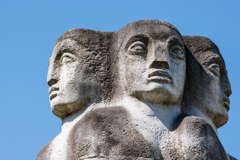 Détail des têtes. © Région Bourgogne-Franche-Comté, Inventaire du patrimoine