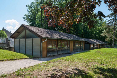 Bâtiment préfabriqué.  © Région Bourgogne-Franche-Comté, Inventaire du patrimoine