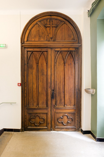 Internat : porte pallière. © Région Bourgogne-Franche-Comté, Inventaire du patrimoine