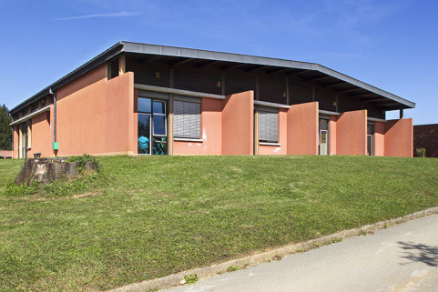 Angle sud-ouest du centre de formation des apprentis. © Région Bourgogne-Franche-Comté, Inventaire du patrimoine