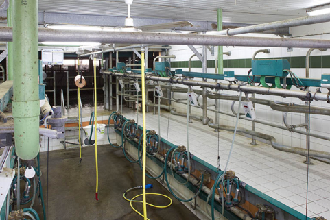 Salle de traite. © Région Bourgogne-Franche-Comté, Inventaire du patrimoine