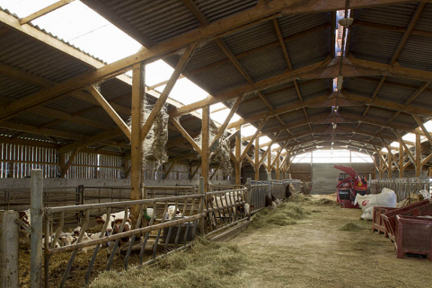 Dans l'étable ouest. © Région Bourgogne-Franche-Comté, Inventaire du patrimoine