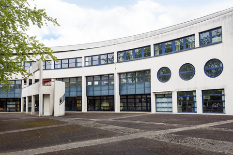 Cour et façade postérieure sud de l'externat. © Région Bourgogne-Franche-Comté, Inventaire du patrimoine