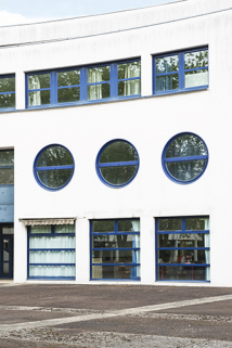 Détail de la façade postérieure sud de l'externat. © Région Bourgogne-Franche-Comté, Inventaire du patrimoine