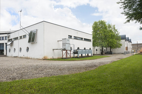 Angle sud de l'extension sud-ouest de l'atelier. © Région Bourgogne-Franche-Comté, Inventaire du patrimoine