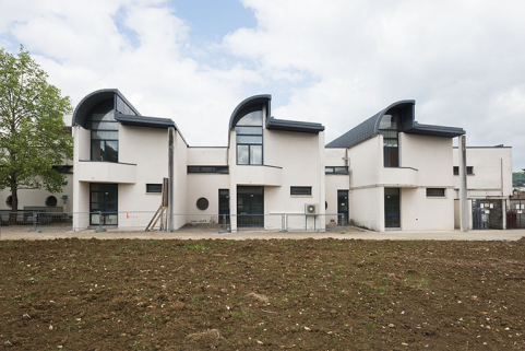 Façades postérieures sud-est des ateliers. © Région Bourgogne-Franche-Comté, Inventaire du patrimoine