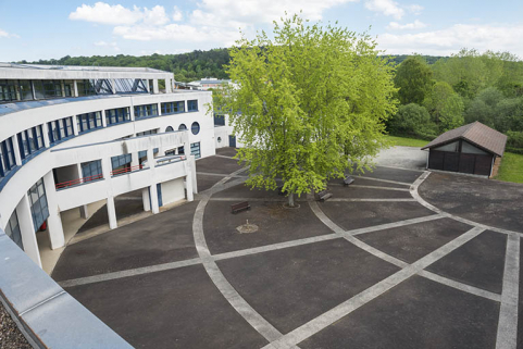 Cour et façade postérieure sud de l'externat. © Région Bourgogne-Franche-Comté, Inventaire du patrimoine
