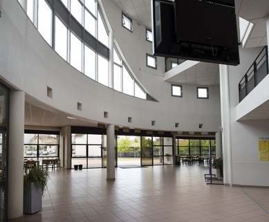 Vue intérieure de l'entrée. © Région Bourgogne-Franche-Comté, Inventaire du patrimoine