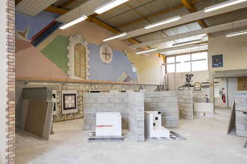 Atelier des gros oeuvre : maçonnerie. © Région Bourgogne-Franche-Comté, Inventaire du patrimoine