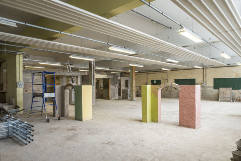 Atelier de gros oeuvre : réalisations en maçonnerie. © Région Bourgogne-Franche-Comté, Inventaire du patrimoine