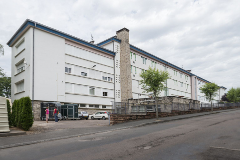 Externat  et  cuisine : façade antérieure, rue Rimey. © Région Bourgogne-Franche-Comté, Inventaire du patrimoine