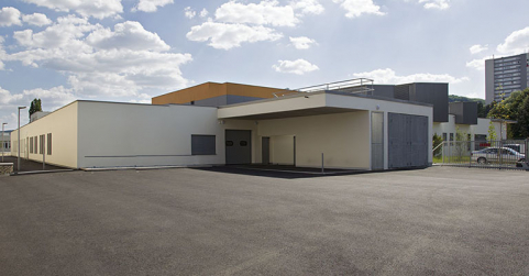 Façades postérieures du pôle hôtelier, vues de trois-quart nord-est. © Région Bourgogne-Franche-Comté, Inventaire du patrimoine