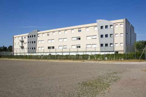 Façade est et pignon nord de l'internat. © Région Bourgogne-Franche-Comté, Inventaire du patrimoine