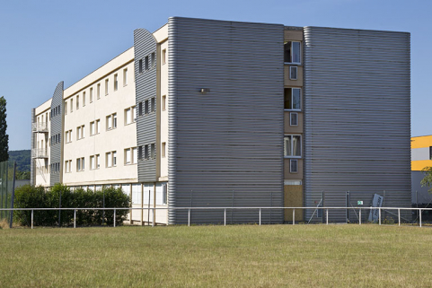 Pignon nord de l'internat. © Région Bourgogne-Franche-Comté, Inventaire du patrimoine