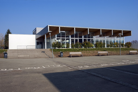 Façade sud de la cantine. © Région Bourgogne-Franche-Comté, Inventaire du patrimoine