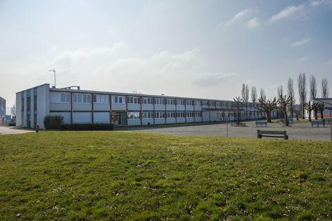 Façade antérieure nord sur cour de l'externat sud. © Région Bourgogne-Franche-Comté, Inventaire du patrimoine