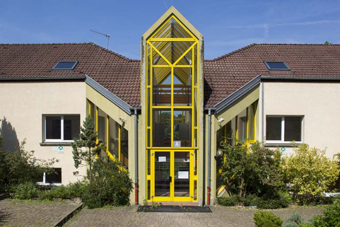 Entrée de l'externat sud-ouest. © Région Bourgogne-Franche-Comté, Inventaire du patrimoine