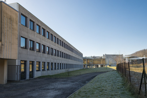 Façade ouest de l'enseignement scientifique. © Région Bourgogne-Franche-Comté, Inventaire du patrimoine