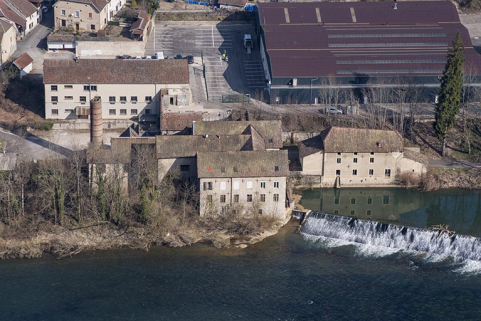 Vue plongeante depuis le sud. © Région Bourgogne-Franche-Comté, Inventaire du patrimoine
