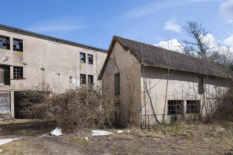 Magasins industriels à l'est. © Région Bourgogne-Franche-Comté, Inventaire du patrimoine