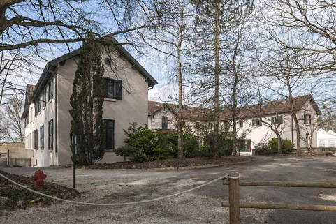 Bâtiment des communs. Vue depuis le sud-est. © Région Bourgogne-Franche-Comté, Inventaire du patrimoine