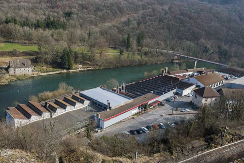 Vue plongeante depuis le nord-ouest. © Région Bourgogne-Franche-Comté, Inventaire du patrimoine