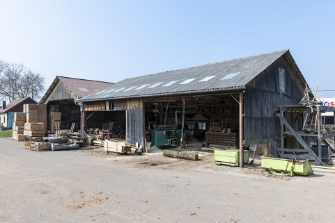 Atelier de sciage depuis le sud-est.  © Région Bourgogne-Franche-Comté, Inventaire du patrimoine Atelier de sciage depuis le sud-est.  © Région Bourgogne-Franche-Comté, Inventaire du patrimoine