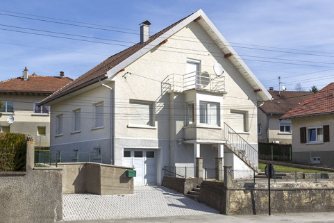 Façades antérieure et latérale gauche. © Région Bourgogne-Franche-Comté, Inventaire du patrimoine