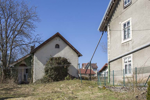 Tuyau d'alimentation de la citerne et dépendance. © Région Bourgogne-Franche-Comté, Inventaire du patrimoine