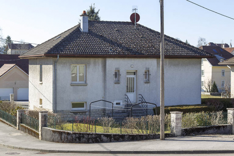 Façade postérieure, de trois quarts gauche. © Région Bourgogne-Franche-Comté, Inventaire du patrimoine