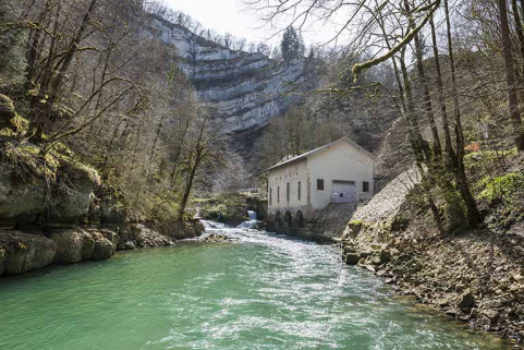 Vue générale depuis l'aval. © Région Bourgogne-Franche-Comté, Inventaire du patrimoine