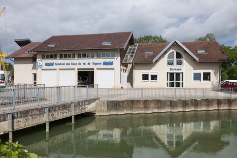 Les garages et bureaux du Sievo. © Région Bourgogne-Franche-Comté, Inventaire du patrimoine Les garages et bureaux du Sievo. © Région Bourgogne-Franche-Comté, Inventaire du patrimoine