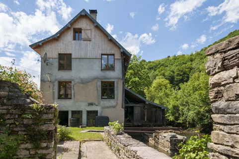 Pignon est (atelier de taillanderie à l'étage de soubassement). © Région Bourgogne-Franche-Comté, Inventaire du patrimoine