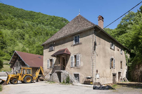 Atelier de scierie et logement patronal. © Région Bourgogne-Franche-Comté, Inventaire du patrimoine Atelier de scierie et logement patronal. © Région Bourgogne-Franche-Comté, Inventaire du patrimoine