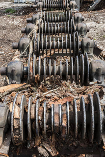 Détail des rouleaux d'entraînement. © Région Bourgogne-Franche-Comté, Inventaire du patrimoine