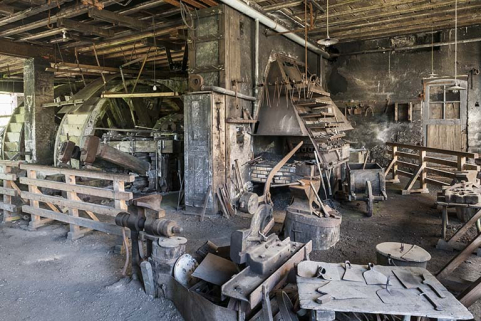 Atelier de forge. Vue d'ensemble depuis le nord. © Région Bourgogne-Franche-Comté, Inventaire du patrimoine