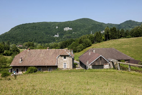 Façades sud des bâtiments. © Région Bourgogne-Franche-Comté, Inventaire du patrimoine