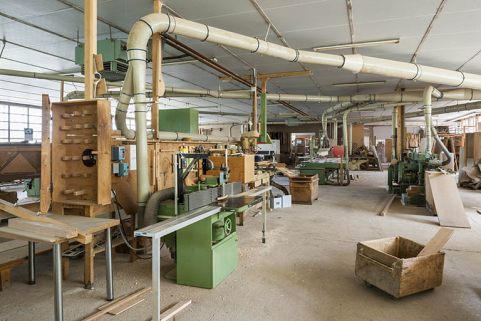 Atelier de menuiserie. Vue d'ensemble. © Région Bourgogne-Franche-Comté, Inventaire du patrimoine