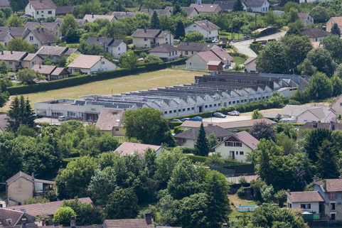 Vue plongeante depuis le nord-ouest. © Région Bourgogne-Franche-Comté, Inventaire du patrimoine
