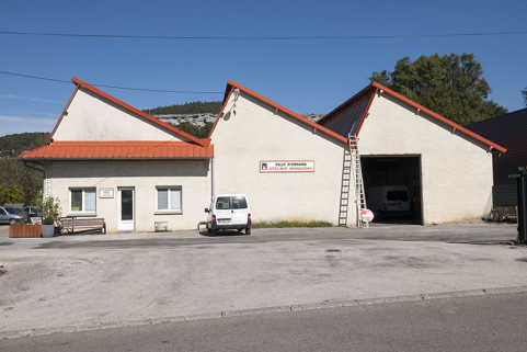 Pignons nords des sheds. © Région Bourgogne-Franche-Comté, Inventaire du patrimoine